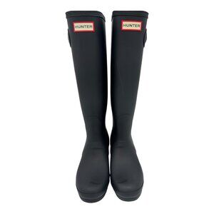 Hunter Women’s Original Tall Matte Black Rain Boots Size 8 US / 39 EU – New Open